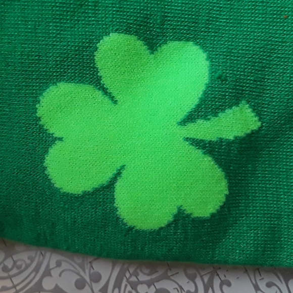 💕CUTE💕New ST. PADDYS long green socks - Picture 6 of 8